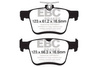 DP32153C - Sada brzdových destiček Série REDSTUFF EBC Brakes