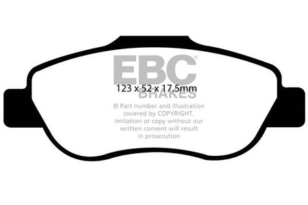 DP1573 - Sada brzdových destiček Série ULTIMAX2 EBC Brakes