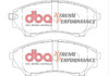 Přední brzdové destičky DBA Brake Pads Xtreme Performance - DB1681XP FORD Everest 1st Gen 2nd Ranger MAZDA B2500 Pick Up BT-50