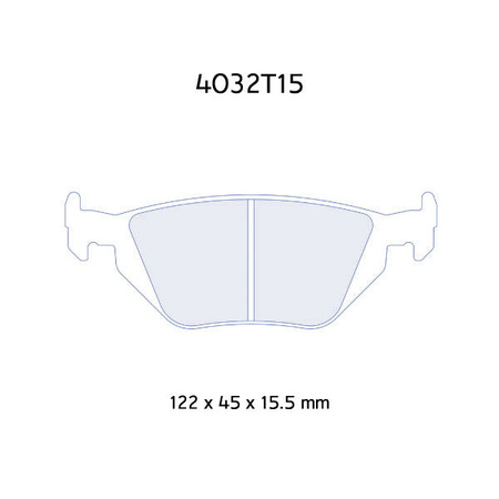 Brzdové destičky Carbone Lorraine RC5 - BMW E36 M3 3,0/3,2 (90-99)