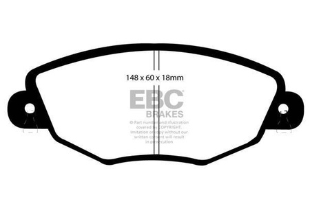 DP41322R - Sada brzdových destiček Série YELLOWSTUFF EBC Brakes