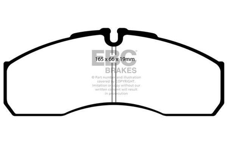 DP850 - Sada brzdových destiček Série ULTIMAX2 EBC Brakes