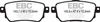 DPX2219 - Sada brzdových destiček Série ULTIMAX2 EBC Brakes