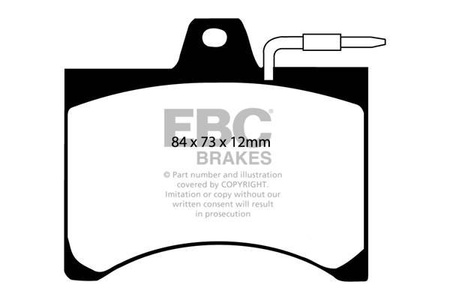 DP349 - Sada brzdových destiček Série ULTIMAX2 EBC Brakes