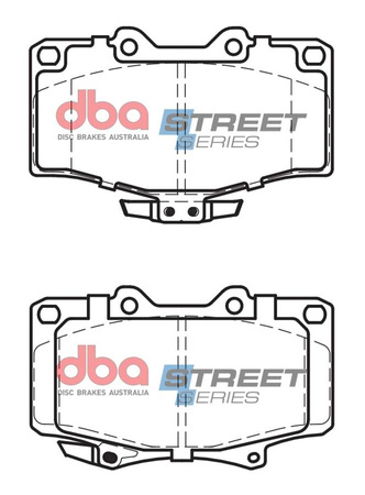 Přední DBA brzdové destičky Street Series Ceramic - DB1346SS