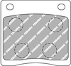 Přední brzdová destička Ferodo Racing FER4003 FCP39C HONDA Civic Civic I NISSAN Cherry Sunny,