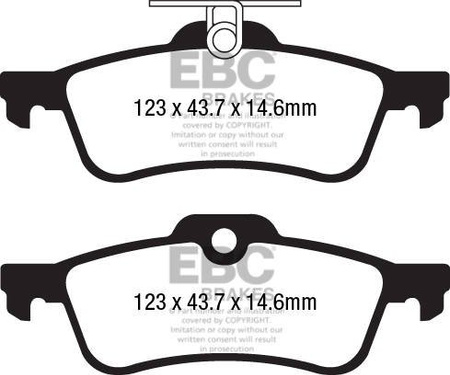 DPX2181 - Sada brzdových destiček Série ULTIMAX2 EBC Brakes