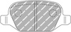 Ferodo DS Performance zadní brzdové destičky FDS1349 Alfa Romeo 147 937 156 932 Sportwagon GT LANCIA Dedra 835 DEDRA SW Lybra 839AX LYBRA 839BX