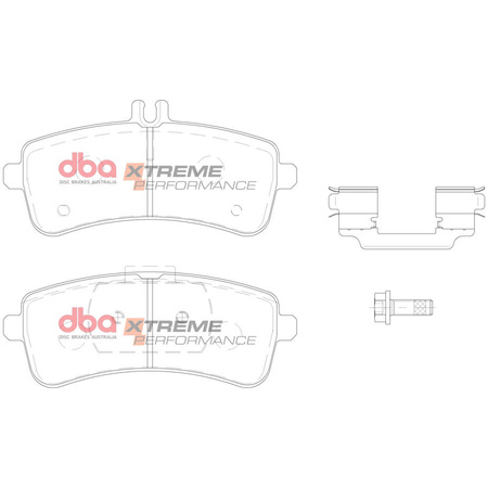 Zadní brzdové destičky DBA Brake Pads Xtreme Performance Hawk HB830x.667 - DB15034XP MERCEDES-BENZ AMG GT C Roadster R S C-Class W205 C63 Cabriolet A205 Coupe C205 Estate S205