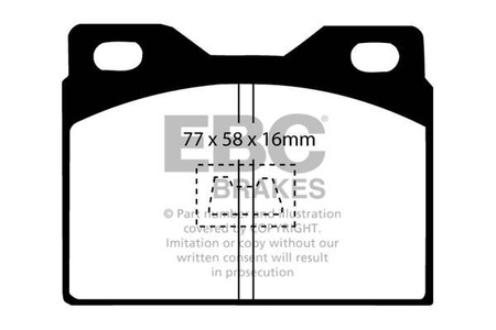 DP220 - Sada brzdových destiček Série ULTIMAX2 EBC Brakes