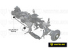 Zadní kyvná tyč - W23669 Audi A4 B5 S4 B6