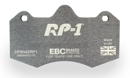 DP8042RP1 - Sada závodních brzdových destiček Série RP-1 Racing EBC Brakes
