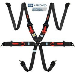 Bezpečnostní pásy RRS R6 HANS FIA Ultralight - 6 bodů 2/3" (2025)