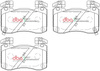 Přední brzdové destičky DBA Brake Pads Street Performance - DB15003SP KIA Stinger