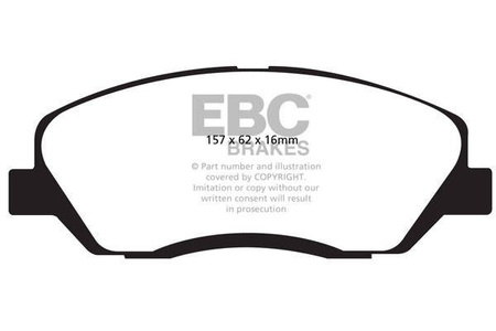 DP1783 - Sada brzdových destiček Série ULTIMAX2 EBC Brakes