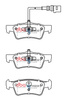 Zadní brzdové destičky DBA Brake Pads Street Series Semi-metallic - DB2201SS VOLKSWAGEN Caravelle Touareg 1st Gen Transporter Kombi