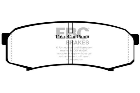 DP993 - Sada brzdových destiček Série ULTIMAX2 EBC Brakes