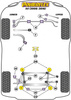Tuleja Poliuretanowa Powerflex Audi A4 / S4 / RS4 - A4 (2008-2016) PFF3-725 Nr na diagramie: 25