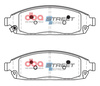 Přední brzdové destičky DBA Brake Pads Street Series Ceramic - DB2333SS JEEP Commander Grand Cherokee