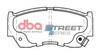 Přední DBA brzdové destičky Street Series Ceramic - DB1367SS