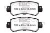 DPX2135 - Sada brzdových destiček Série ULTIMAX2 EBC Brakes
