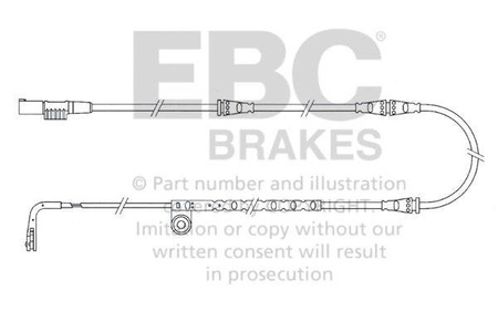 EFA151 - Snímač opotřebení brzdových destiček EBC Brakes