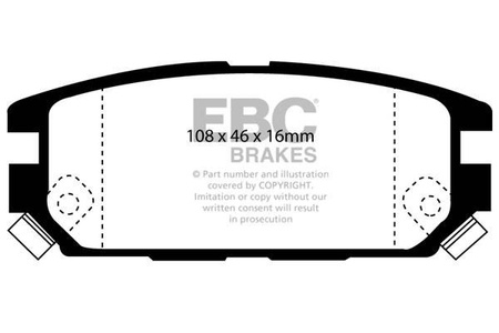DP5987NDX - Sada brzdových destiček Série BLUESTUFF NDX EBC Brakes