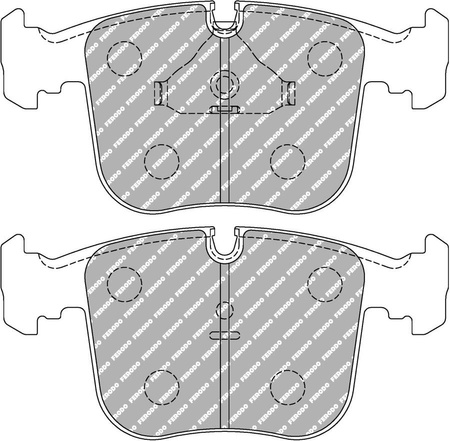Přední brzdová destička Ferodo Racing DS2500 FCP856H BMW 8 E31 MASERATI Biturbo,