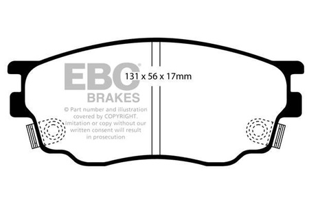 DP1464 - Sada brzdových destiček Série ULTIMAX2 EBC Brakes