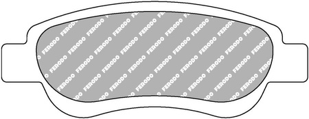 Přední brzdová destička Ferodo Racing DS2500 FCP1790H CITROEN C1 PEUGEOT 107 TOYOTA Aygo,