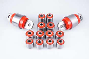 Základní sada pouzdra zadního odpružení - MPBS: 2102603-PZ Ford C-Max Mk1, Focus Mk1 ST, RS, Mk2, Mk2 Mk3, Mk3 Kuga I, Mazda 3 I BK, II BL, Volvo C30, S40 II, V50,RS