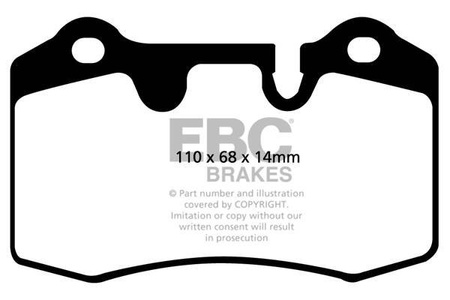 DP51909NDX - Sada brzdových destiček Série BLUESTUFF NDX EBC Brakes