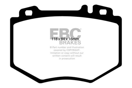 DP41487R - Sada brzdových destiček Série YELLOWSTUFF EBC Brakes