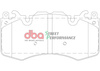 Přední brzdové destičky DBA Brake Pads Street Performance - DB2204SP LAND ROVER Discovery 5 Range L322 L405 Sport L320 L494