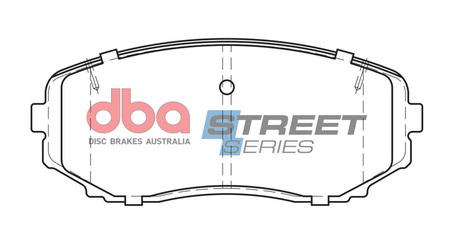 Přední brzdové destičky DBA Brake Pads Street Series Ceramic - DB1916SS FORD Edge U387 MAZDA CX-7 CX-9 USA Model MITSUBISHI Eclipse Cross Outlander Shogun Sport