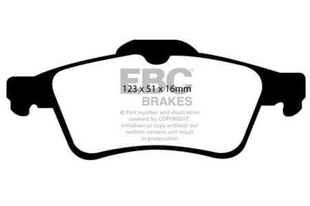 DP1448 - Sada brzdových destiček Série ULTIMAX2 EBC Brakes