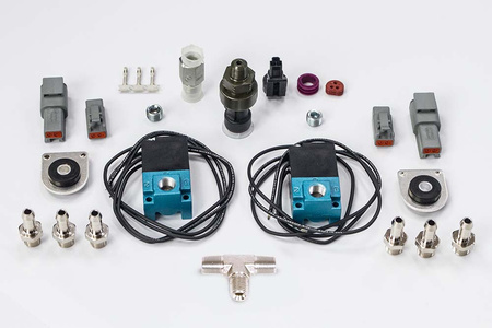 Haltech CO2 Boost Control Dual Solenoid &amp; Pressure Sensor Ki - HT-020402