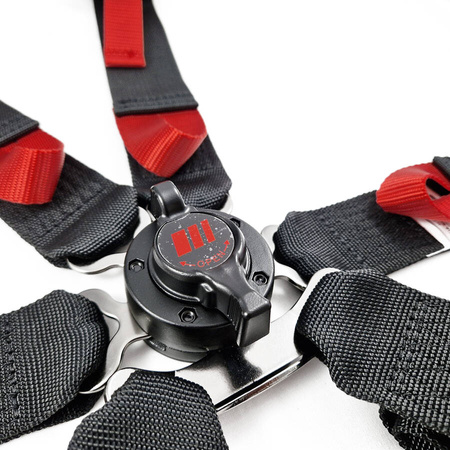 Bezpečnostní pásy RRS R6 LIGHT EVO - HANS FIA Ultralight - 6-bodové 2/2&quot;