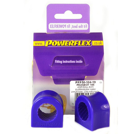 Tuleja Poliuretanowa Powerflex Citroen AX Mk1 & 2 (1986-1998) -  PFF50-104-19 Nr na diagramie: 4