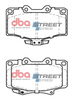 Přední DBA brzdové destičky Street Series Ceramic - DB1346SS