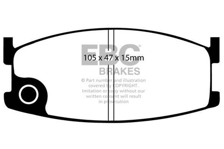 DP326 - Sada brzdových destiček Série ULTIMAX2 EBC Brakes