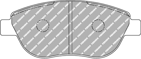 Přední brzdová destička Ferodo Racing DSUNO FCP1467Z ABARTH 500 / 595 695 312 500C 595C 695C CITROEN Xsara Picasso N68 FIAT 500L Grande Punto Punto 199 Idea STILO 192 Multi Wagon LANCIA MUSA 350 OPEL CORSA D PEUGEOT 206 307 307