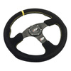 Volant Náboj volantu Quick Release sportovní semiš 350mm plochý IRP + IRP typ koule