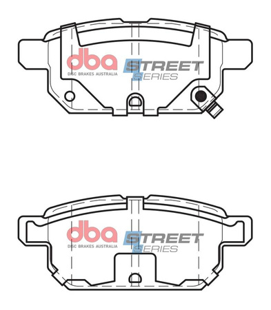 Zadní brzdové destičky DBA Brake Pads Street Series Ceramic - DB2364SS SUZUKI SX4 S-Cross Swift SZ2 SZ4 Z32 Vitara