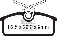 DPX2183 - Sada brzdových destiček Série ULTIMAX2 EBC Brakes