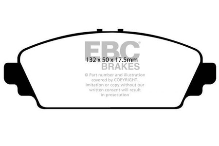 DP1544 - Sada brzdových destiček Série ULTIMAX2 EBC Brakes