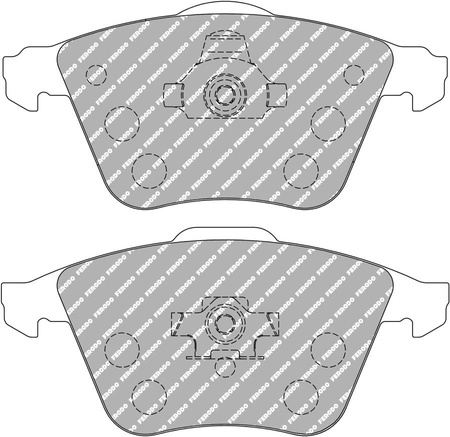 Přední brzdová destička Ferodo Racing DSUNO FCP1765Z AUDI A3 8P1 Sportback TT SEAT Leon Leon SKODA SUPERB II 3T4 Estate 3T5 VOLKSWAGEN EOS 1F7 1F8 Golf 4 5 GOLF V 1K1 PASSAT 