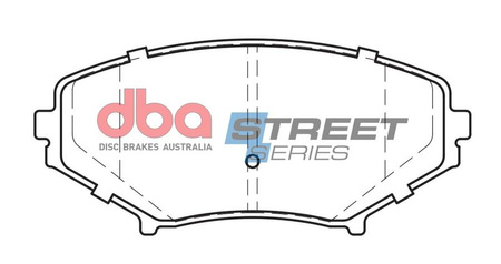 Přední brzdové destičky DBA Brake Pads Street Series Ceramic - DB1513SS MAZDA RX8