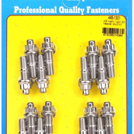 Sady čepů pro záhlaví ARP 445-1301 KB Hemi SS 12pt header stud kit Chrysler 426 HEMI