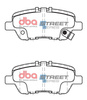 Zadní brzdové destičky DBA Brake Pads Street Series Ceramic - DB1847SS HONDA Legend KB1